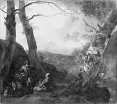 Southern Landscape with Herdsmen by Adam Pynacker