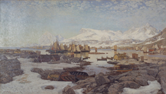 Spring Day in Lofoten by Otto Sinding