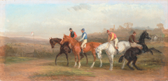 Steeplechasing: At the Start by William Joseph Shayer