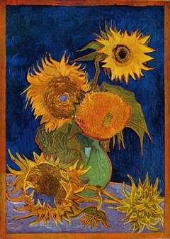 Six Sunflowers by Vincent van Gogh