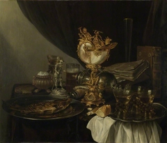 Still Life with a Nautilus Cup by Gerret Willemsz Heda