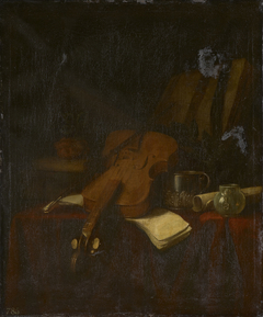 Still-life with a Violin by Anonymous