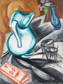 Still life with Green Jug by Olga Rozanova