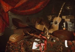 Still Life with Musical Instruments by Bartolomeo Bettera