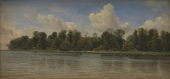 Strand ved Præstø by P C Skovgaard