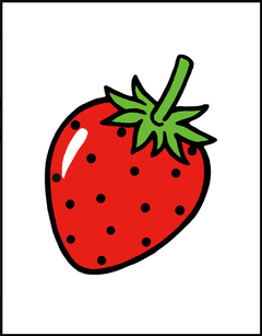 Strawberry Pattern Design by Rune Naito