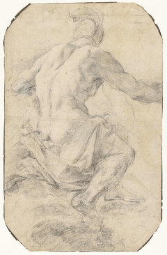 Studie voor een figuur van Mars by Carlo Cignani