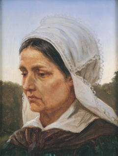 Study of a Woman from Arildsläge in Sweden in Festive Dress by Peder Severin Krøyer