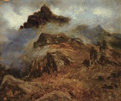 Study of Rocky Mountains by Albert Bierstadt