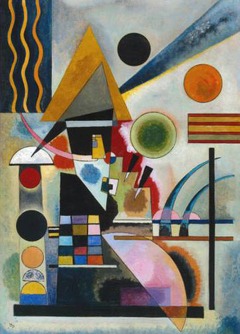 Swinging by Wassily Kandinsky