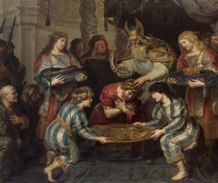 The anointing of Solomon by Cornelis de Vos