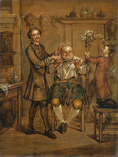 The Barber by Marcellus Laroon the Younger