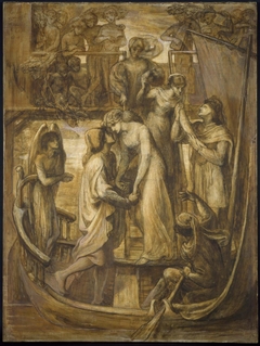 The Boat of Love by Dante Gabriel Rossetti