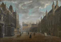 The Burg in Bruges by Jan Baptist van Meunincxhove