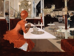 The Café by Fernand Lungren