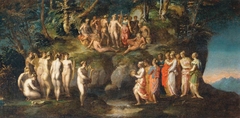 The Challenge of the Pierides by Rosso Fiorentino