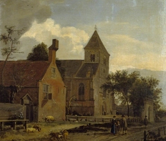 The Church at Maarssen by Jan van der Heyden