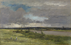 The Coming Storm; Early Spring by Charles-François Daubigny