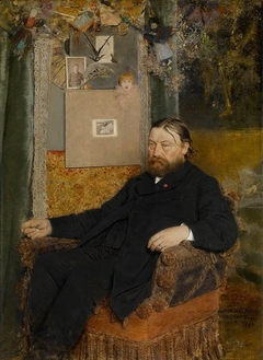 The composer Peter Benoit by Jan van Beers