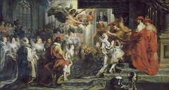 The Coronation of Marie de' Medici in Saint-Denis by Peter Paul Rubens