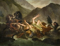 The Death Of Hippolytus by French School