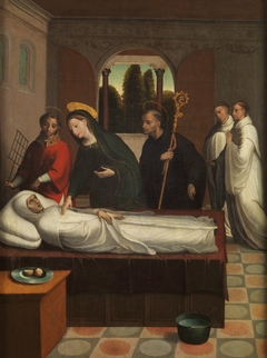 The Death of Saint Bernard by Juan Correa de Vivar