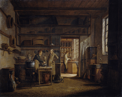 The Distillery of Apothecary A. d'Ailly by Johannes Jelgerhuis