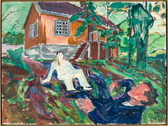 The Fight by Edvard Munch