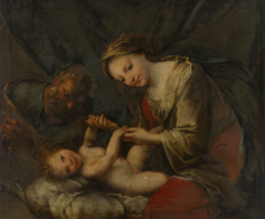 The Holy Family by Pietro Liberi