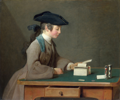 The House of Cards by Jean-Baptiste-Siméon Chardin