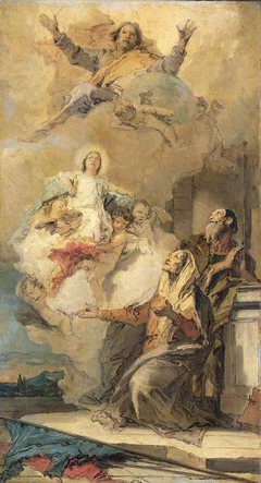 The Immaculate Conception (Joachim en Anna receiving the Virgin Mary from God the Father) by Giovanni Battista Tiepolo