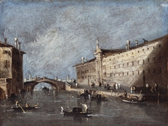 The Island S. Cristoforo di Murano by Francesco Guardi