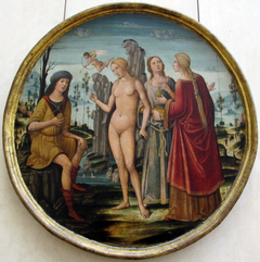 The Judgment of Paris by Girolamo di Benvenuto