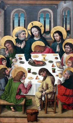 The Last Supper by Master of the Housebook