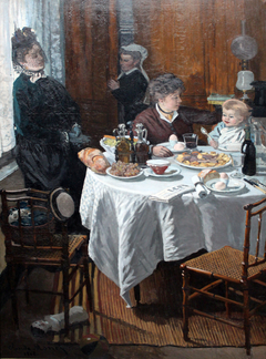 The Luncheon (Le Déjeuner) by Claude Monet