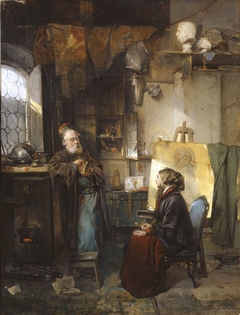 The moneylender (The antique dealer) by Domenico Induno