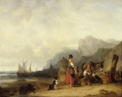 The prawn fishers by William Shayer