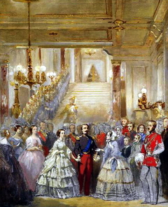 The Reception of Queen Victoria by Napoleon III at St Cloud, 18 August 1855 by Charles Louis Müller