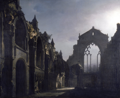 The Ruins of Holyrood Chapel by Louis Daguerre