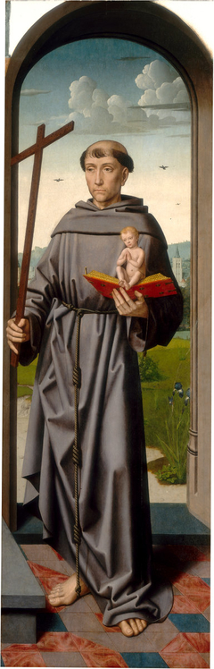 The Saint Anne Altarpiece: Saint Anthony of Padua [right panel] by Anonymous