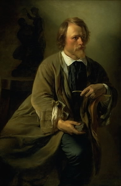 The Sculptor Jens Adolf Jerichau, the Artist's Husband by Elisabeth Jerichau-Baumann