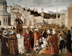 The Sermon of St. Stephen by Vittore Carpaccio