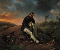 The soldier on the field of battle by Horace Vernet