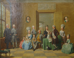 The Souchay Family by Anton Wilhelm Tischbein