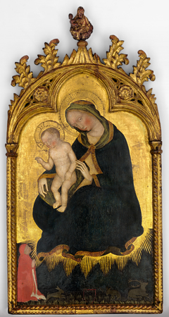 The Virgin of Humility, with a Donor by Gentile da Fabriano