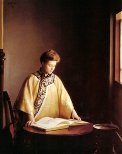 The yellow Jacket by William McGregor Paxton