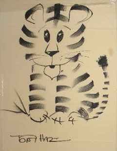 Tiger by Tony Hart