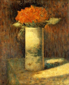 Vase of flowers by Georges Seurat