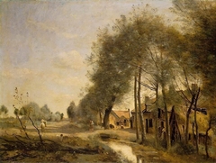 The Sin le Noble Road near Douai by Jean-Baptiste-Camille Corot