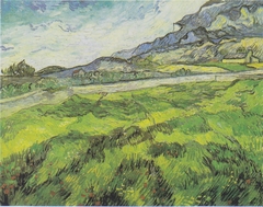 Green wheat field by Vincent van Gogh